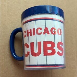 MLB Cubs Mug with Blue and Red Logo